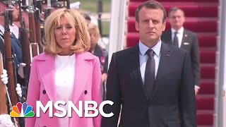 French President Emmanuel Macron Arrives To U.S. For State Visit | MSNBC