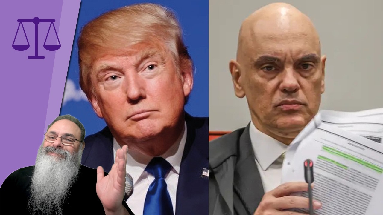 XANDÃO, o COVARDE CARECA, incapaz de BATER no TRUMP, ameaça CONDENAR EDUARDO BOLSONARO
