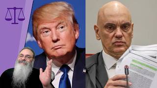 XANDÃO, o COVARDE CARECA, incapaz de BATER no TRUMP, ameaça CONDENAR EDUARDO BOLSONARO