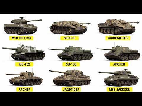 TOP 10 Tank Destroyers That TERRIFIED WW2 Tank Crews
