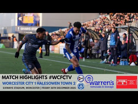 Worcester City 1 Halesowen Town 2 | Pitching In Southern Premier League Central Division