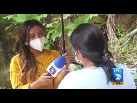 Calle en mal estado en Colonia América
