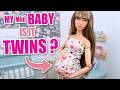 IS BARBIE PREGNANT Hunt For The My Mini Baby Series 2 TWINS Plus Make Miniature Crafts
