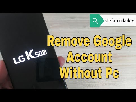 Lg K50S /LM-X540/. Remove Google account Bypass FRP. Without box or PC.