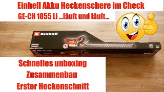Einhell Akku Heckenschere GE-CH 1855 Li im Test