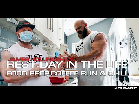 Rest DAY IN THE LIFE! - Food Prep, Coffee and Chill with James Hollingshead