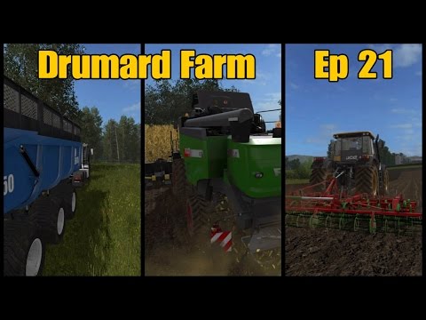 Let's Play Farming Simulator 17 PS4: Drumard Farm, Ep 21