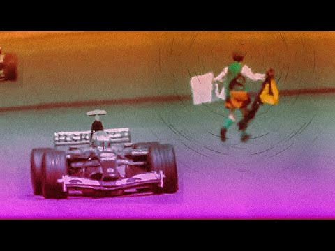 When Idiots Invade the Race Track