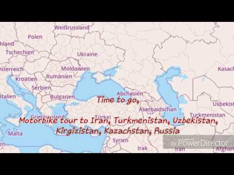 Time to go now, .... BMW R100GS, preparing the motorcycle