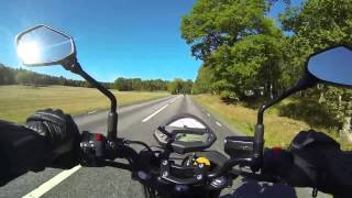 preview picture of video 'På motorcykel från Värmdö till Vaxholm (Kawasaki er6-n 2011) GoPro3 720p'