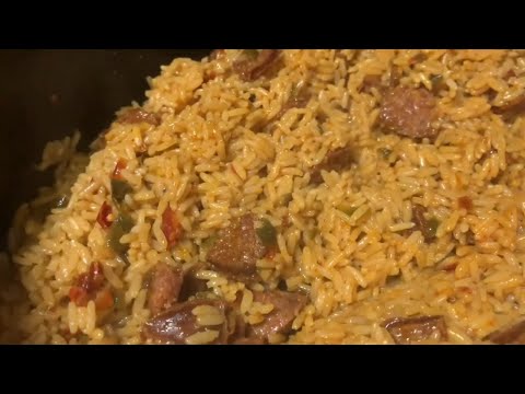 Cooking Zatarain's Jambalaya Box Rice Perfectly With Sausage