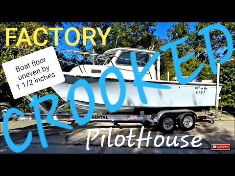 Parker Boat Manufacture Defect Build Crooked Pilot House Boats for Out On The Reef YouTube channel