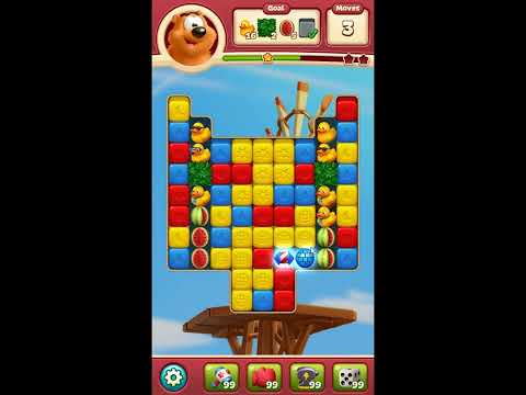 Toon Blast Level 8432 - NO BOOSTERS 🐻🐺🐱 | SKILLGAMING ✔️