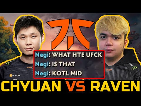 FNATIC CARRIES BATTLE IN RANK - RAVEN VS CHYUAN DOTA 2