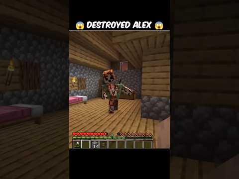 Minecraft Horror: Jinn Attacks Alex! 😱