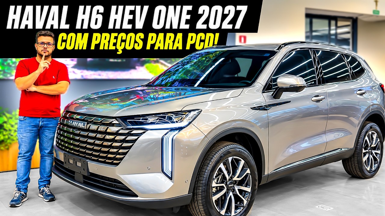 NOVO GWM HAVAL H6 HEV ONE 2027 FLEX - HIBRIDO POR MENOS DE R$ 200 MIL!