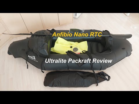 Anfibio Nano RTC Packraft Review by Outdoor Adventures - Ultralight Packrafting in 4K