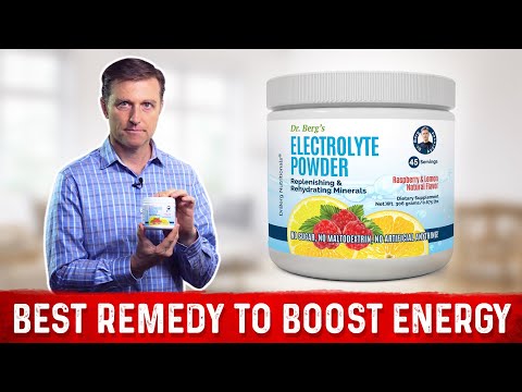 Best Remedy to Recharge Your Cellular Energy – Dr.Berg's Electrolyte Powder