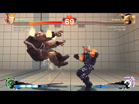 SSF4 Ranked Europe VS N.A.: imstilldadaddy (Guile) VS Evanderson360 (Zangief)