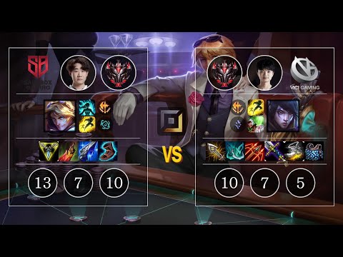 SB Ice Ezreal vs VG iBoy Aphelios Bot - KR Patch 10.12