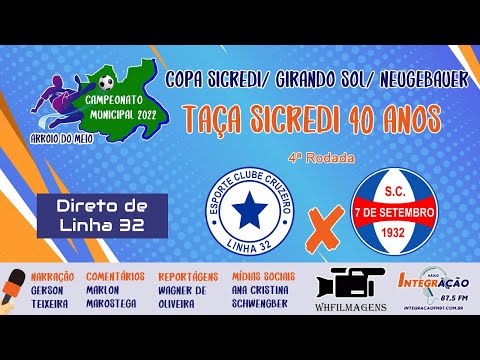 4ª Rodada: Cruzeiro x Sete de Setembro - Ao vivo