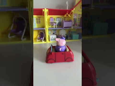 Peppa pig round n round red car #viralvideo #satisfyling #shortsviral