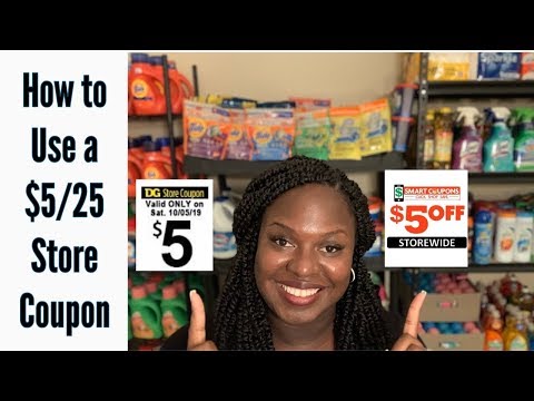 How to Use a $5/25 Coupon at Family Dollar & Dollar General for Beginners | Couponing 101