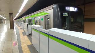 【発車】森下駅を都営新宿線10300形笹塚行きが発車　ミニ１３０４