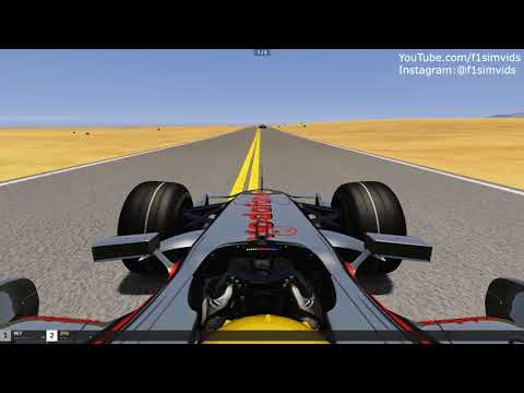 F1 2007 vs F1 2018 Drag Race
