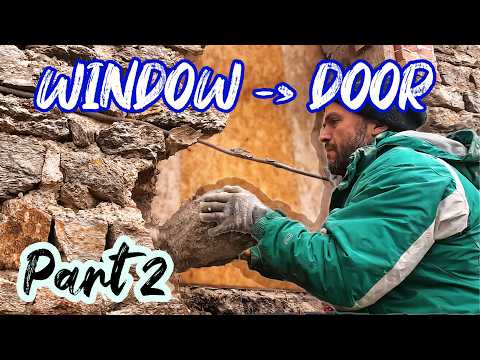 🌎 Turning a Window into a French Door — Brick Wall Opening (Part 2) [S2 EP11]