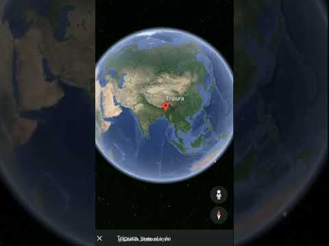 Tripura state || Google Earth || new trending video