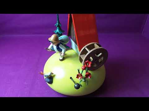 Steinbach uralte Spieluhr Nr.147 - seltenes Sammlerstück aus dem Erzgebirge