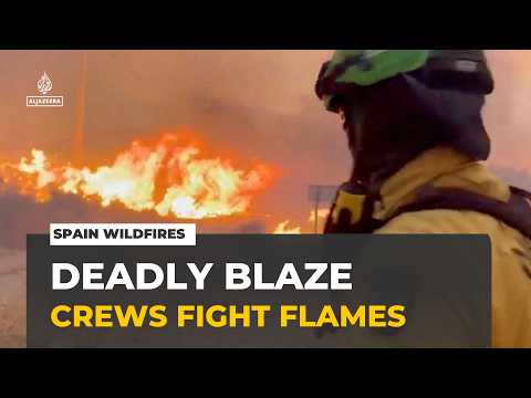 Southern Spain wildfires: At least 12 dead as crews battle to contain blaze