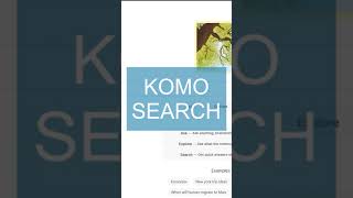 AI Tools - Komo Search #shorts