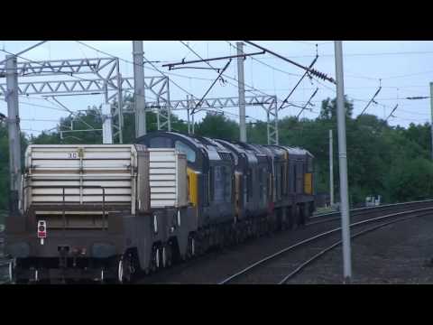 FINAL 37087/37510 on there last ever outing with 20304/20303 at wigan n western 11/6/12