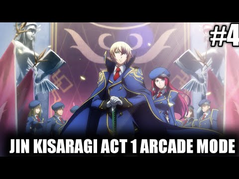 Let's Play BlazBlue Central Fiction - Jin Kisaragi Act 1 Arcade Mode