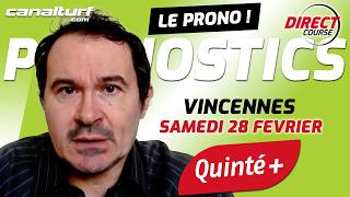 emission video des courses turf pmu du Samedi 28 février 2026