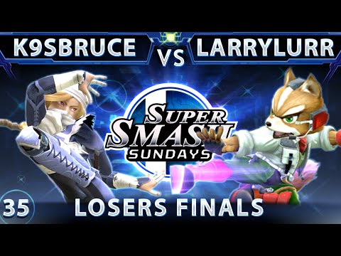 SSS 35 - 4GG K9sbruce (Sheik) Vs. #THE FAD Larry Lurr (Fox) SSB4 Losers Finals - Sm4sh Wii U