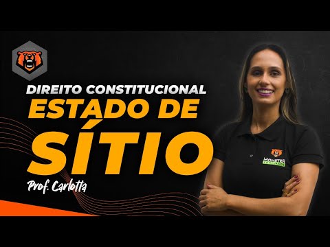Concurso PMTO (Soldado) - Direito Constitucional - Estado de Sitio - Profª - Carlotta