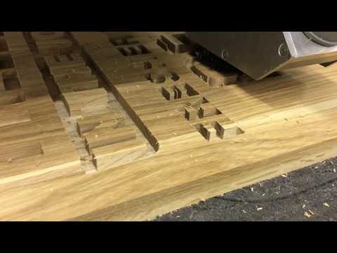 CNC - Fresatura parziale legno