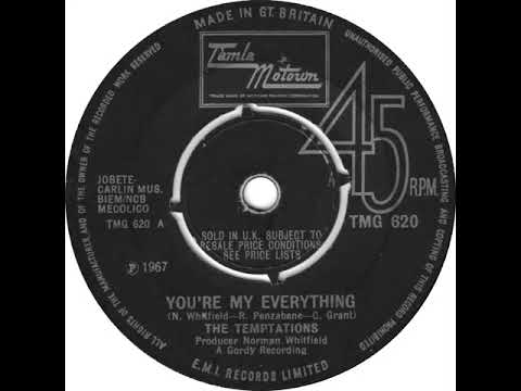 UK New Entry 1967 (224) The Temptations - You're My Everything