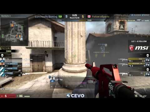 Luminosity Gaming vs Follow eSports Game 2 (CEVO-P CS:GO Season 8) - Sabo & AwesomeSauce