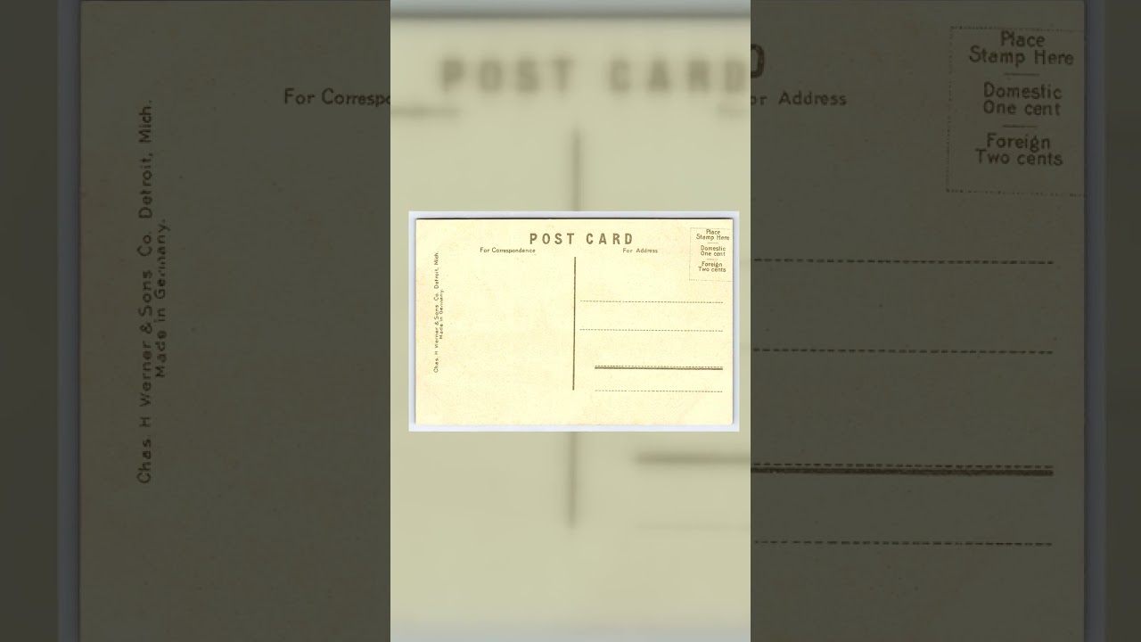 F. H. Phillips, Divided Back, Oaklyn Park Fountain, Lake City, Minn, c.1910 Video