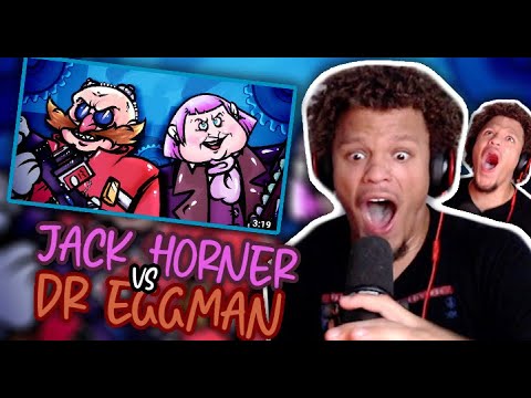 SO GLAD TO REACT TO @FreshyKanal  AGAIN!!! Jack Horner vs Dr. Eggman RAP BATTLE REACTION!!