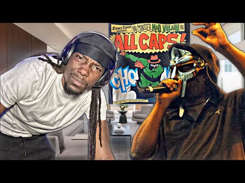 24 Year Old First Time Hearing MF DOOM - All Caps REACTION! THAT FLOW IS INSANSE!