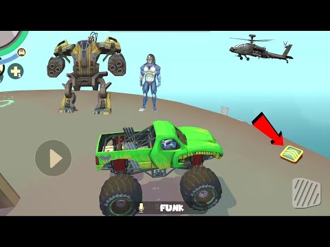 Rope Hero: Vice Town (Monster Truck on Jumping Japang) Monster on Building - Android Gameplay HD