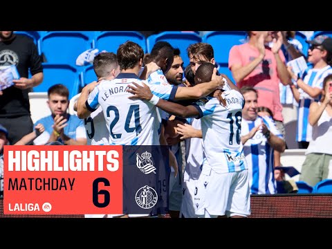 Resumen de Real Sociedad vs Getafe CF (4-3)