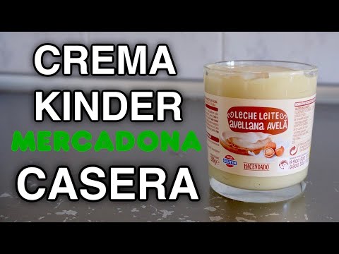 Crema Kinder Mercadona CASERA