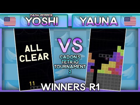 Cadon's Tetr.io Tournament 2 - DashPepperYoshi Vs. Yauna - Winners Round 1