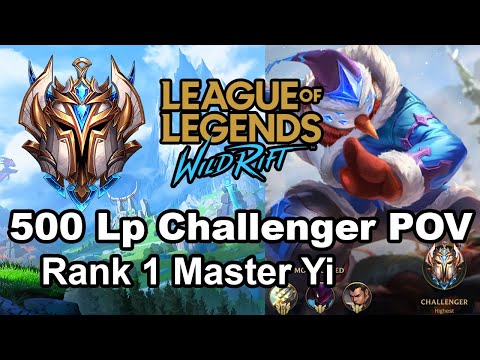 500 LP Almost! POV GAMEPLAY - Wuju Style RANK 1 Challenger MASTER YI Main CARRY (Last Giveaway Day!)